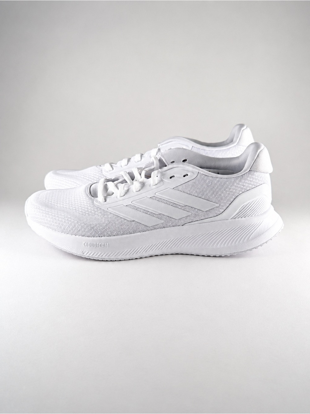 Size 8W- Adidas Runfalcon 5 White